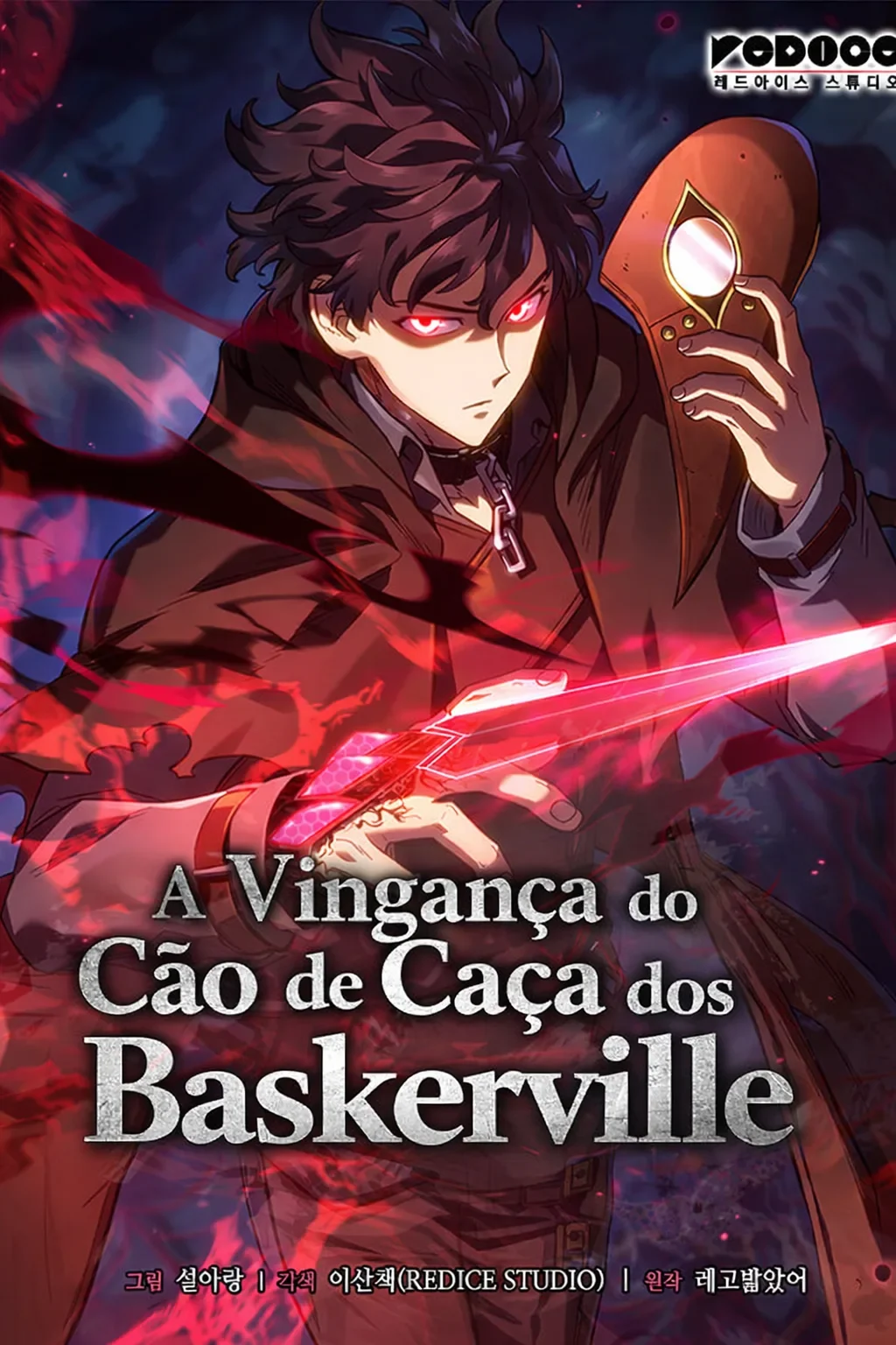 Capa de A Vingança do Cão de Caça dos Baskerville