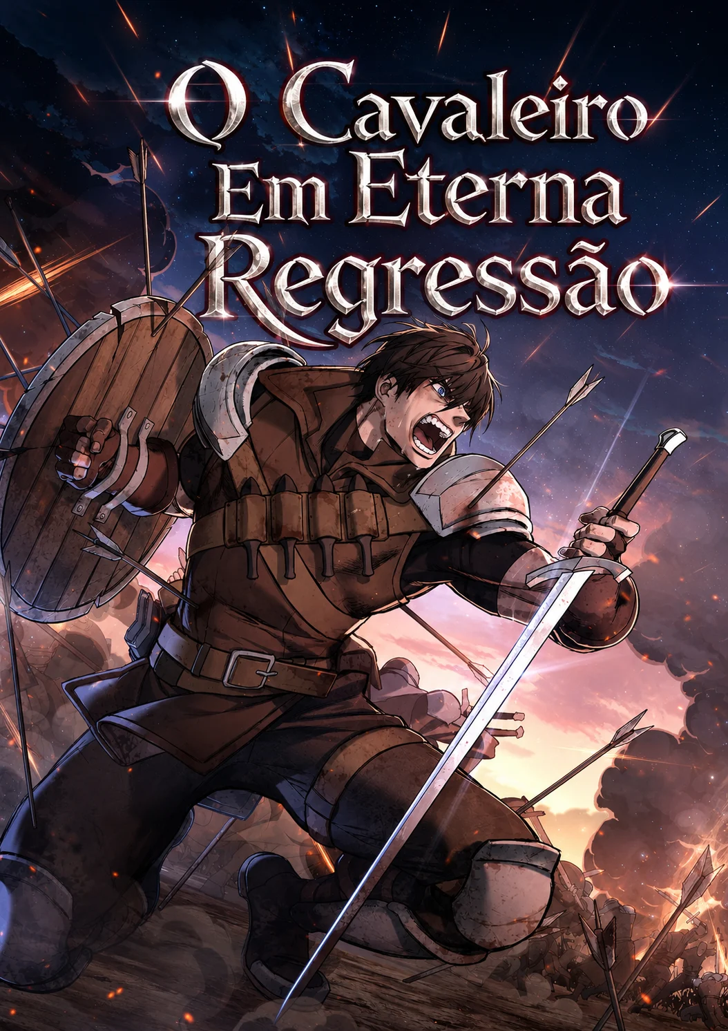 Capa de O Cavaleiro Em Eterna Regressão